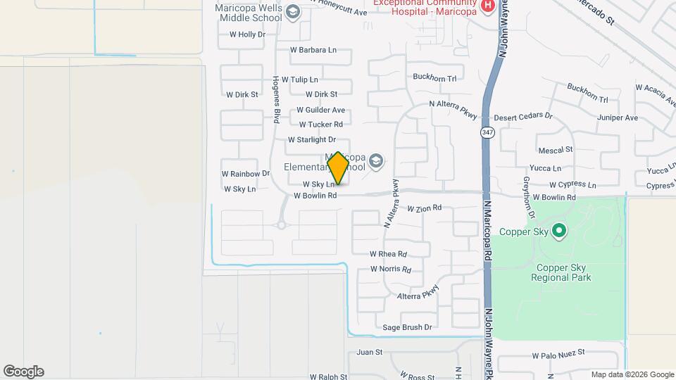 45539 W Sky Ln Map and Location Details