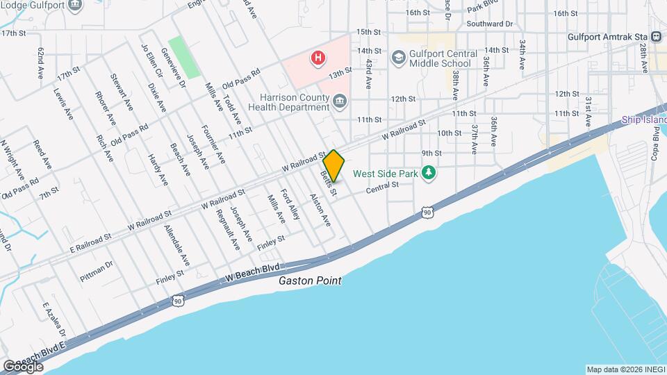 4319 Lewis St Map and Location Details