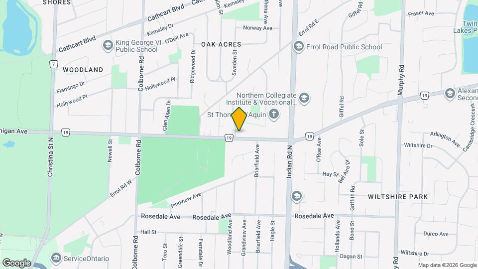 826 Michigan Ave Map and Location Details