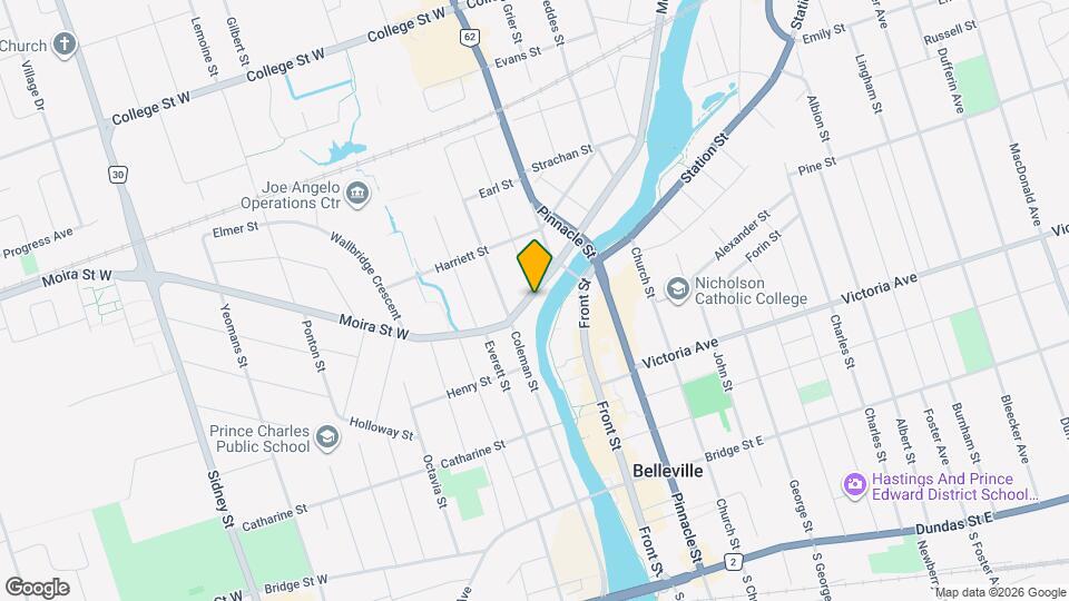 17-23 Moira St W Map and Location Details