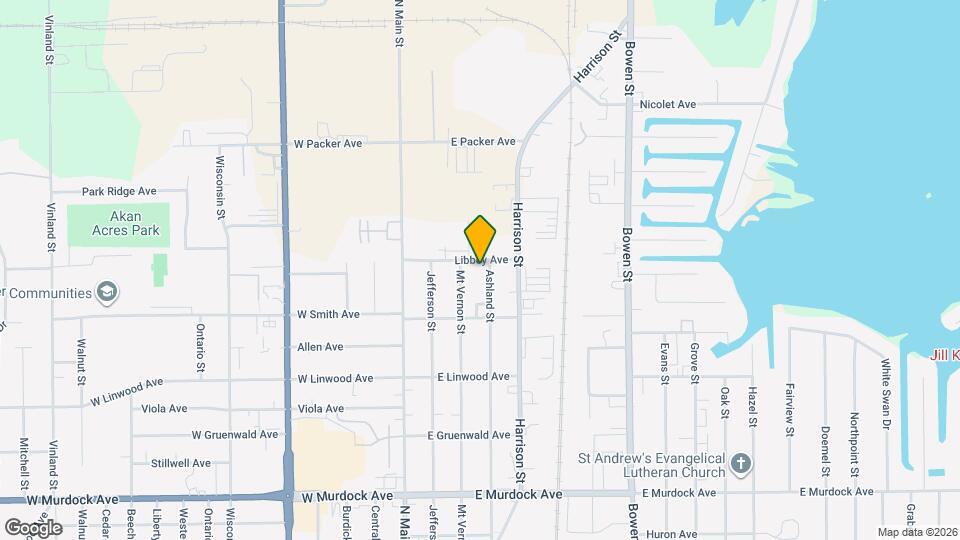 2351 Ashland St Map and Location Details