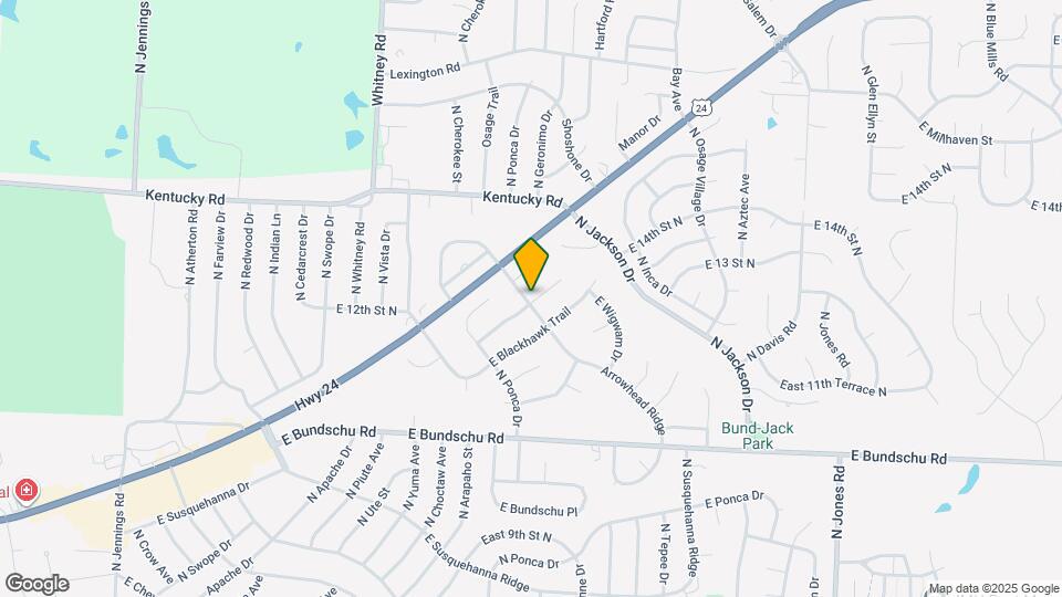 1301 N Arrowhead Ridge Map and Location Details