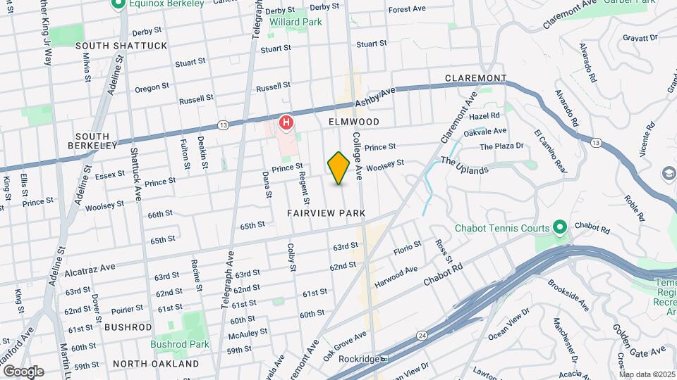 6475 Benvenue Ave Map and Location Details