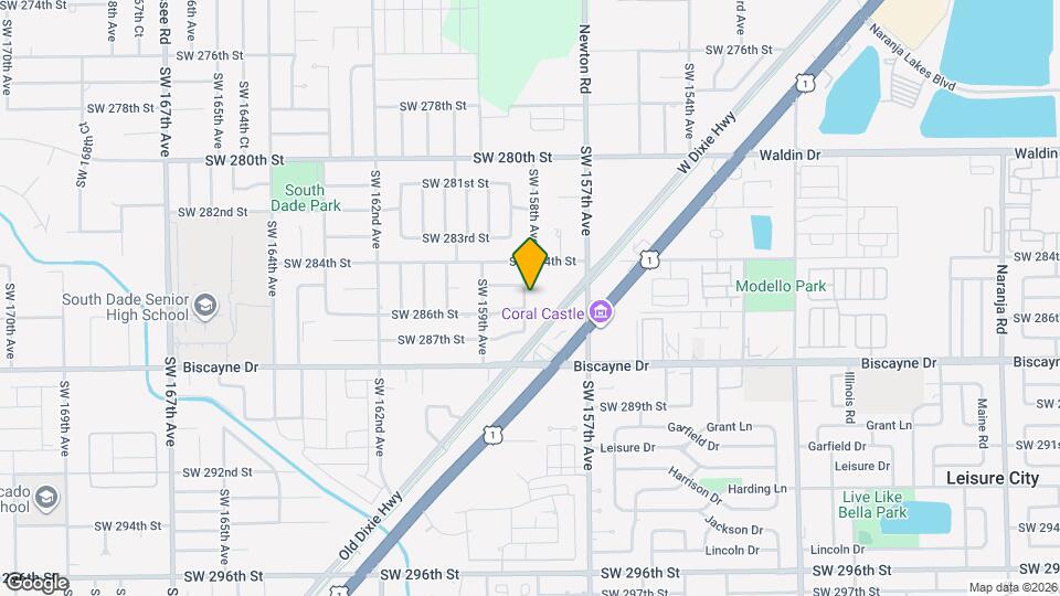 28565 SW 158th Ct Map and Location Details