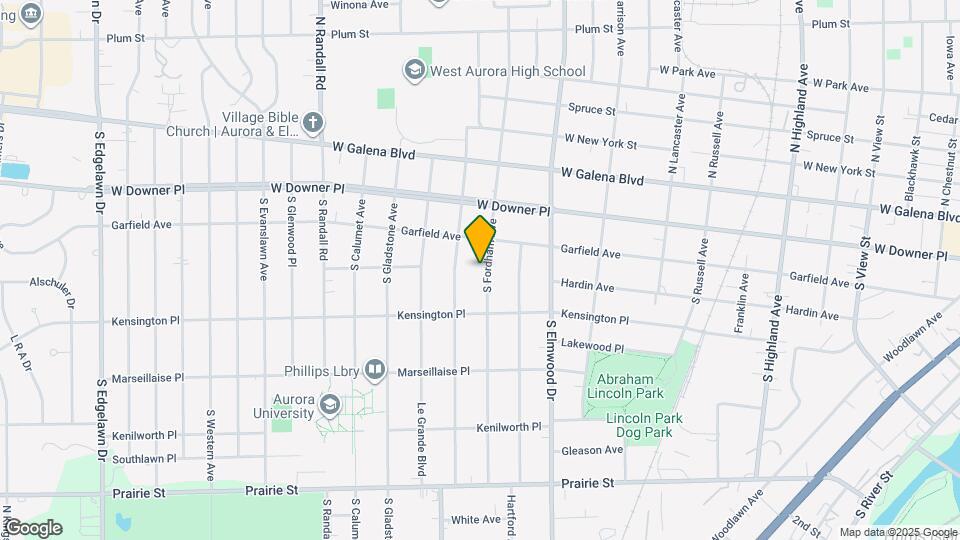 125 S Fordham Ave Map and Location Details