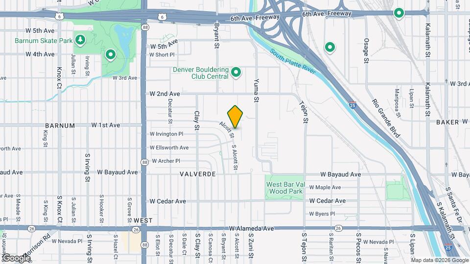 42 Alcott St, Unit 42 Alcott St Map and Location Details