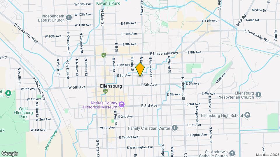509 N Sprague St Map and Location Details