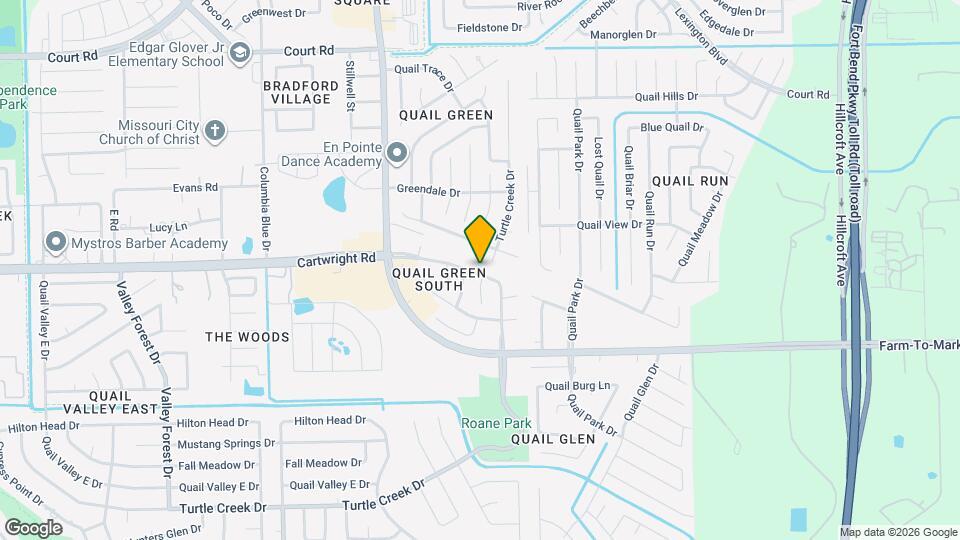 1426 Cartwright Rd Map and Location Details