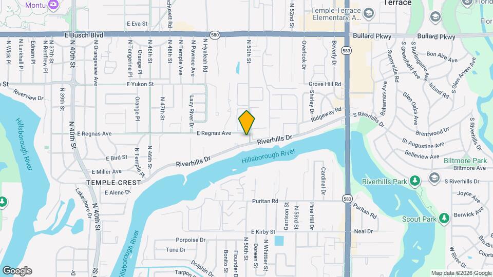 4906 Riverhills Dr Map and Location Details