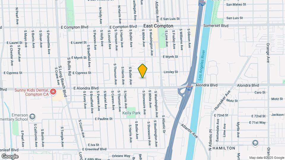 15727 S White Ave Map and Location Details