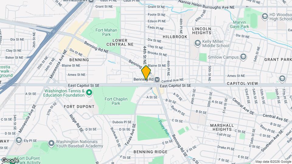 4276 E Capitol St NE, Unit AA2 Map and Location Details