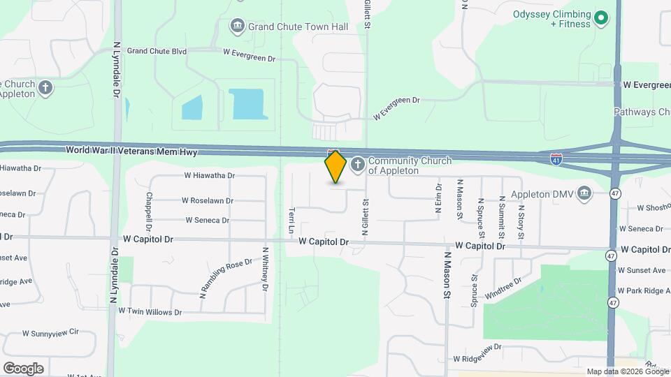 1752 W Greenlawn Ln Map and Location Details
