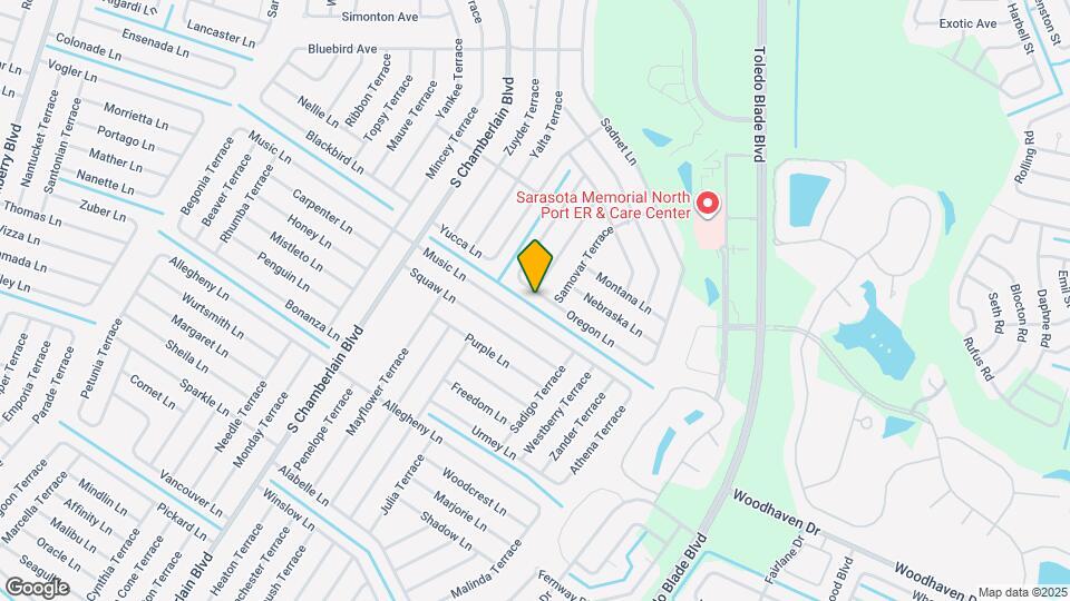 1493 Oregon Ln Mapa y Detalles de la Ubicación