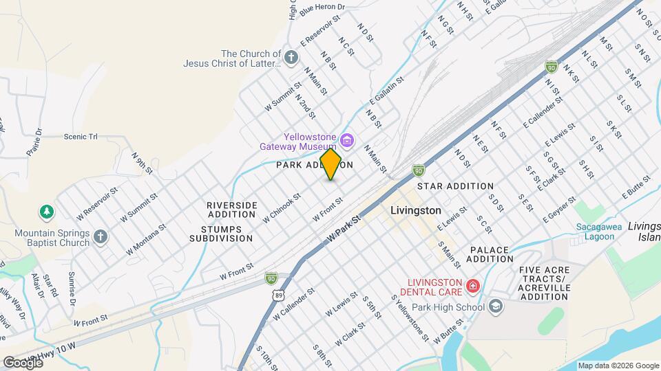 319 N 3rd St, Unit Apt 2 - Furnished Map and Location Details
