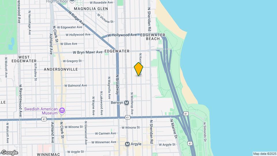 5420 N Kenmore Ave Map and Location Details