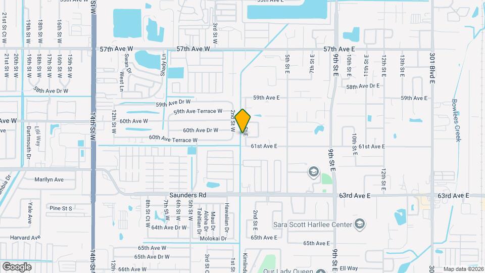 6024 1st St E Map and Location Details