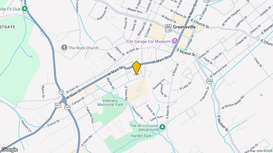 608 Forest St Map and Location Details