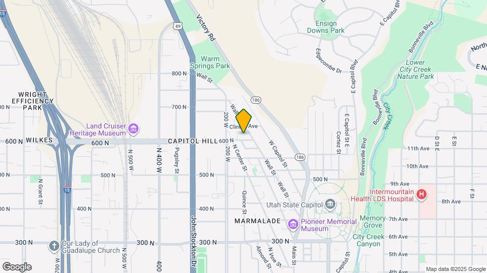 158 W 600 N Map and Location Details