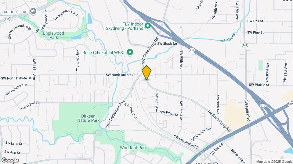 Tigardville Apartments Map and Location Details