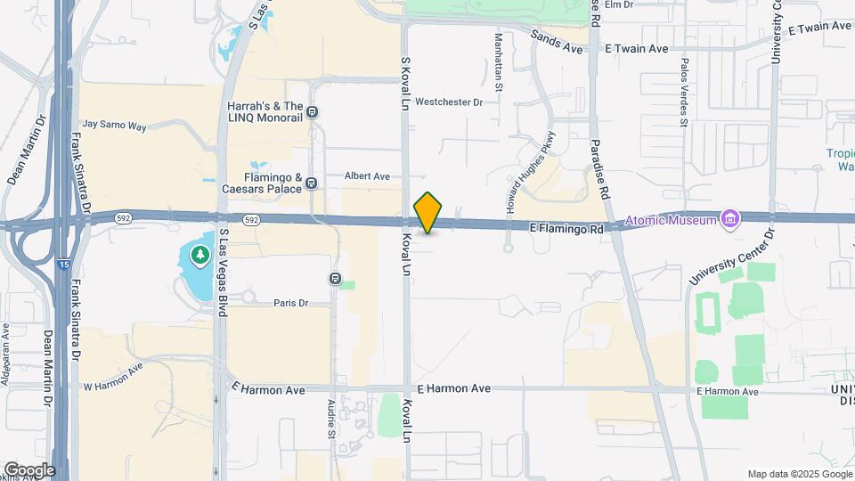 211 E Flamingo Rd Map and Location Details