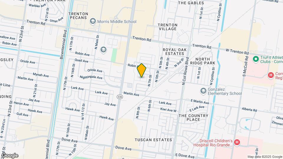 6701 N 7th Ct Map and Location Details