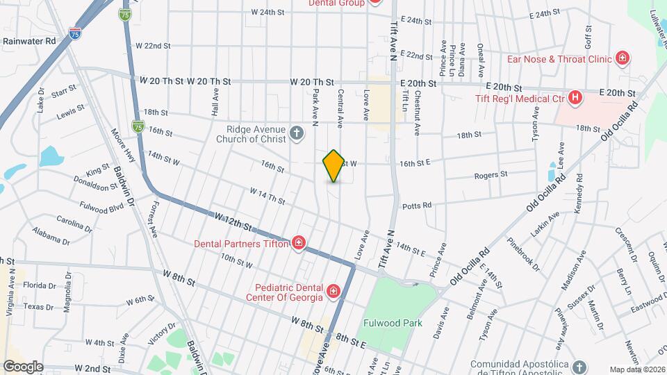 1430 Central Ave Map and Location Details
