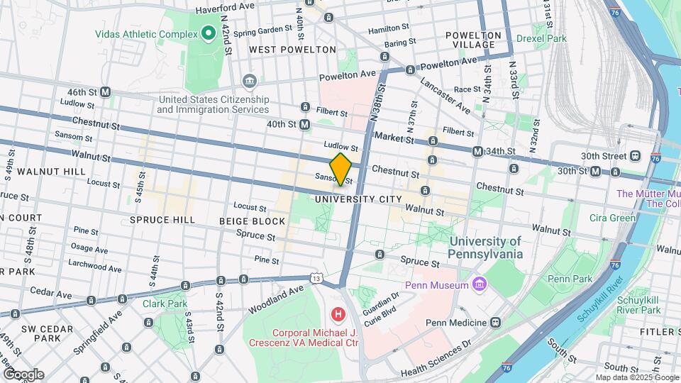 3827 Walnut St, Unit 3 F Mapa y Detalles de la Ubicación