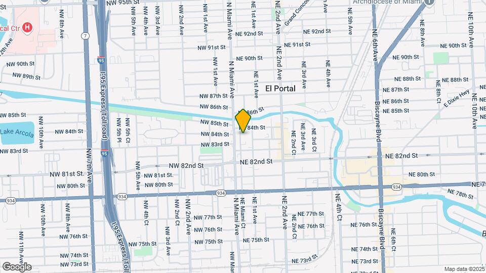 8307 NE Miami Ct Mapa y Detalles de la Ubicación