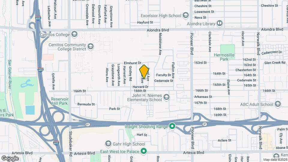 16422 McRae Ave Map and Location Details