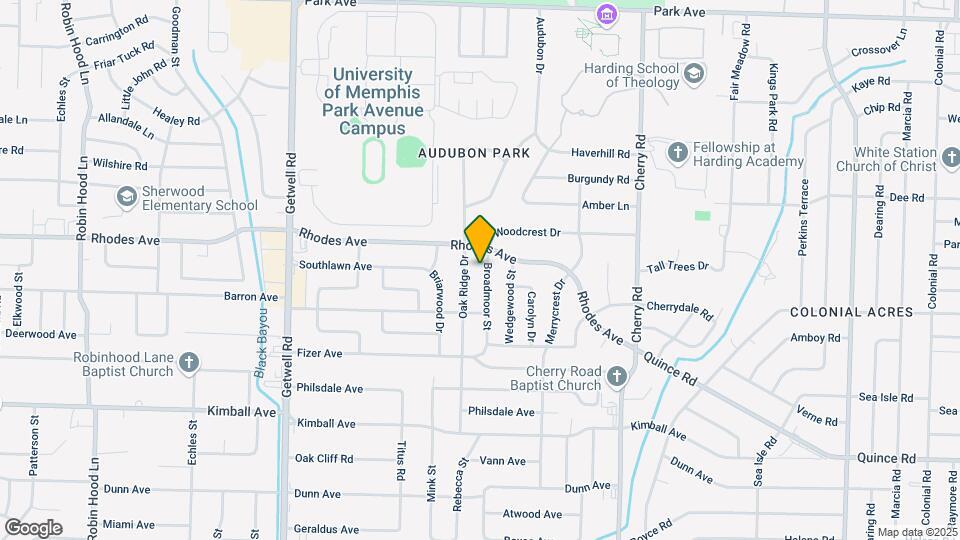 1241 Broadmoor St Map and Location Details