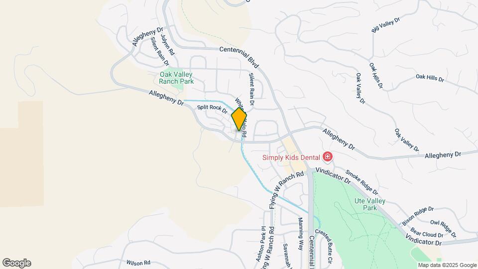 2205 Split Rock Dr Map and Location Details