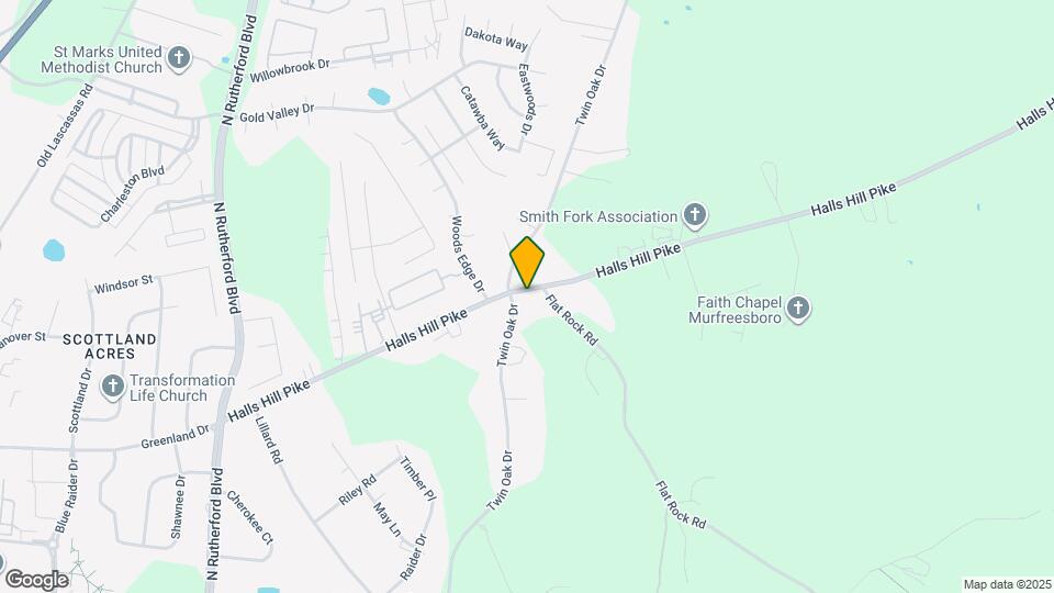 2506 Halls Hill Pike Map and Location Details