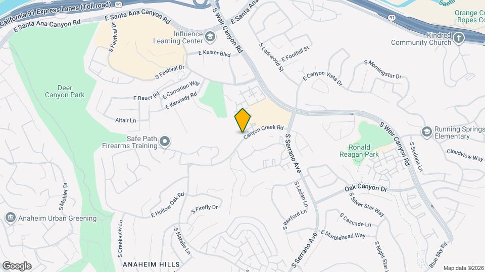 8000 E Snapdragon Ln Map and Location Details