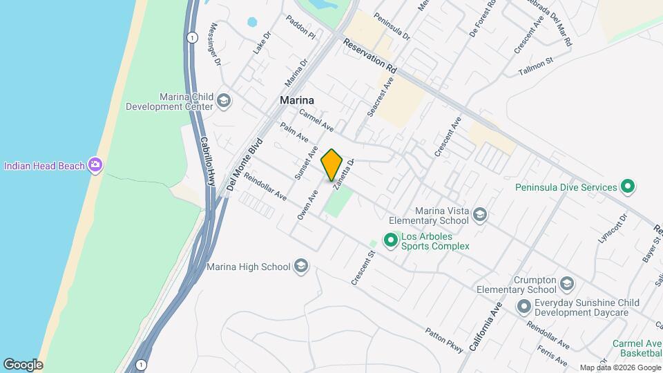 3057 Zanetta Dr Map and Location Details