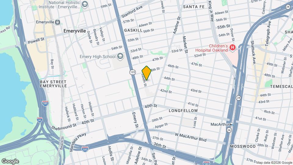 4314 Salem St Map and Location Details