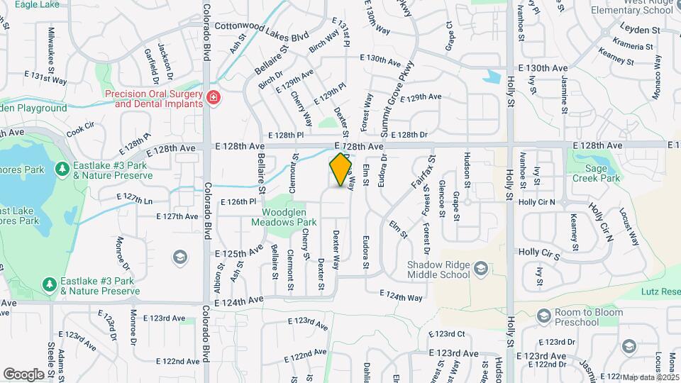 4734 E 127th Dr Map and Location Details