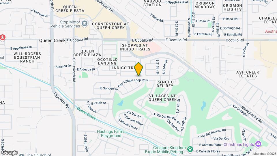 21183 E Avenida Del Valle Map and Location Details