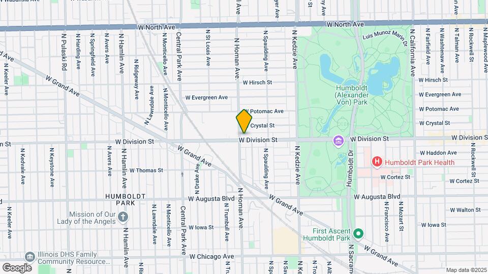 3350 W Division St Map and Location Details
