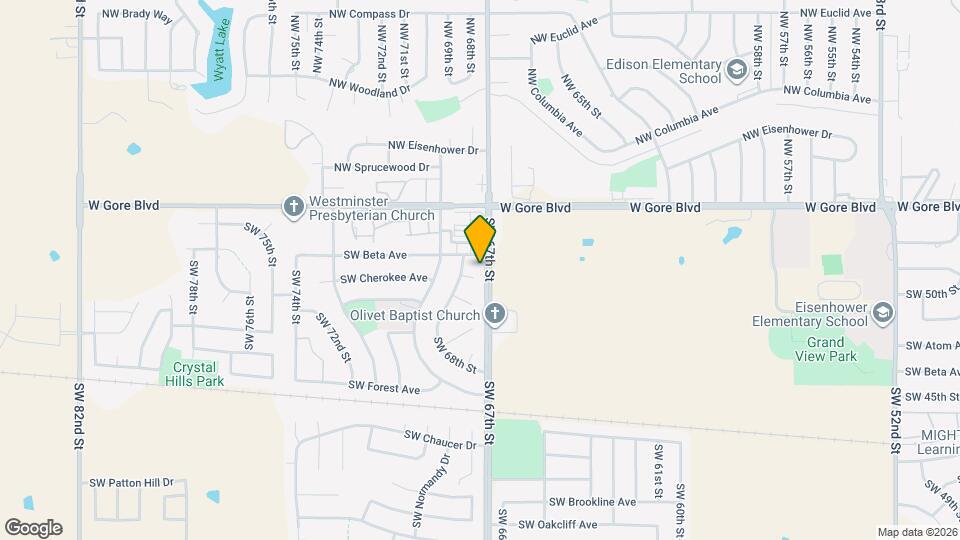 6706 SW Cherokee Cir Map and Location Details