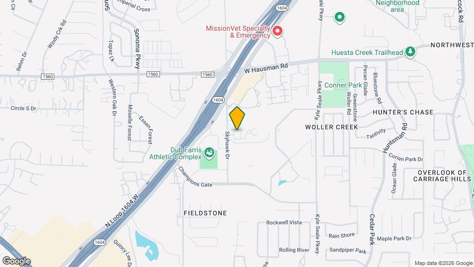 13314 Stadium Cv Map and Location Details