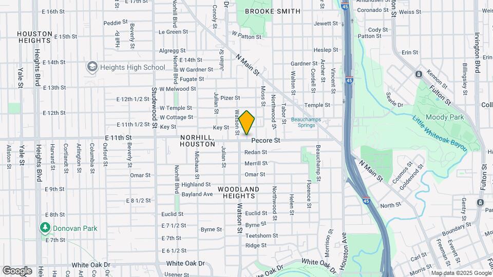 3701 Bradley St Map and Location Details