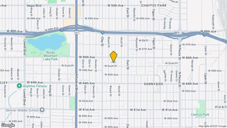 4571 Beach Ct, Unit B Mapa y Detalles de la Ubicación