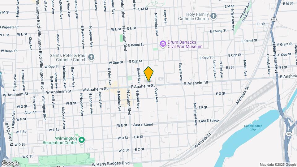 241 E Anaheim St Map and Location Details