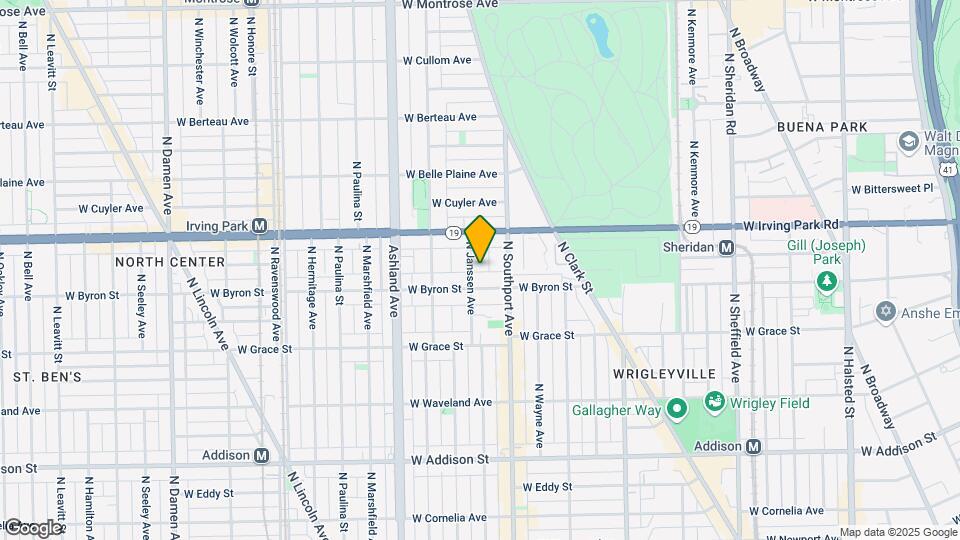3917 N Janssen Ave, Unit 1E Map and Location Details