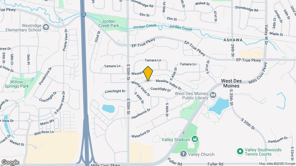 4814 Meadow Valley Dr Map and Location Details