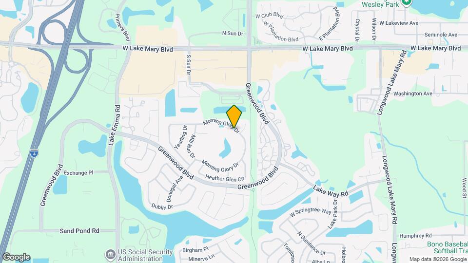 295 Morning Glory Dr Map and Location Details