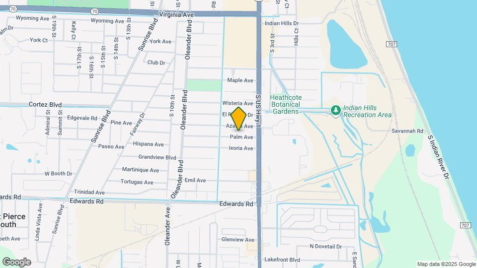 508 Palm Ave Map and Location Details