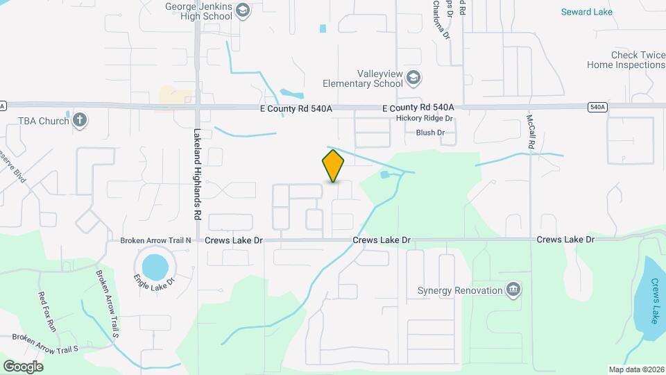 2616 Hickory View Loop Map and Location Details