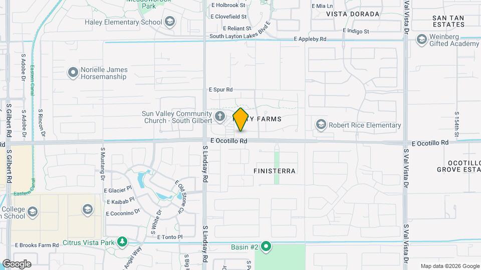 945 E Blue Spruce Ln Map and Location Details