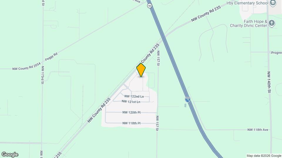 12518 NW 159th Way Map and Location Details